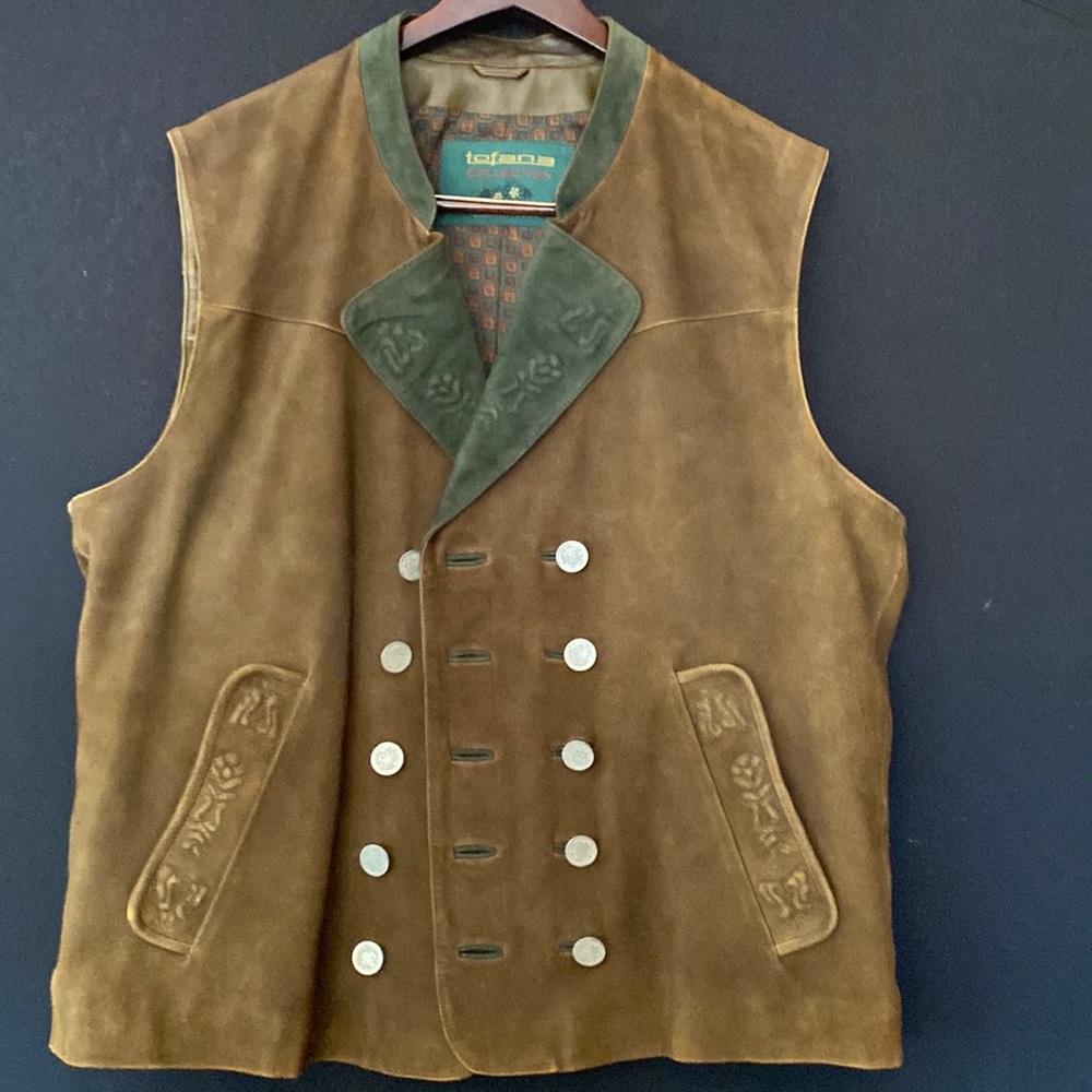 Tofana Collection Austrian Bavarian German Learher Vest